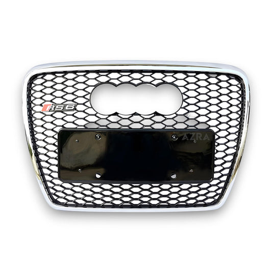 AZRA Audi A6 / S6 | C6 | RS Style Customizable Honeycomb Front Grille | 2004 - 2011