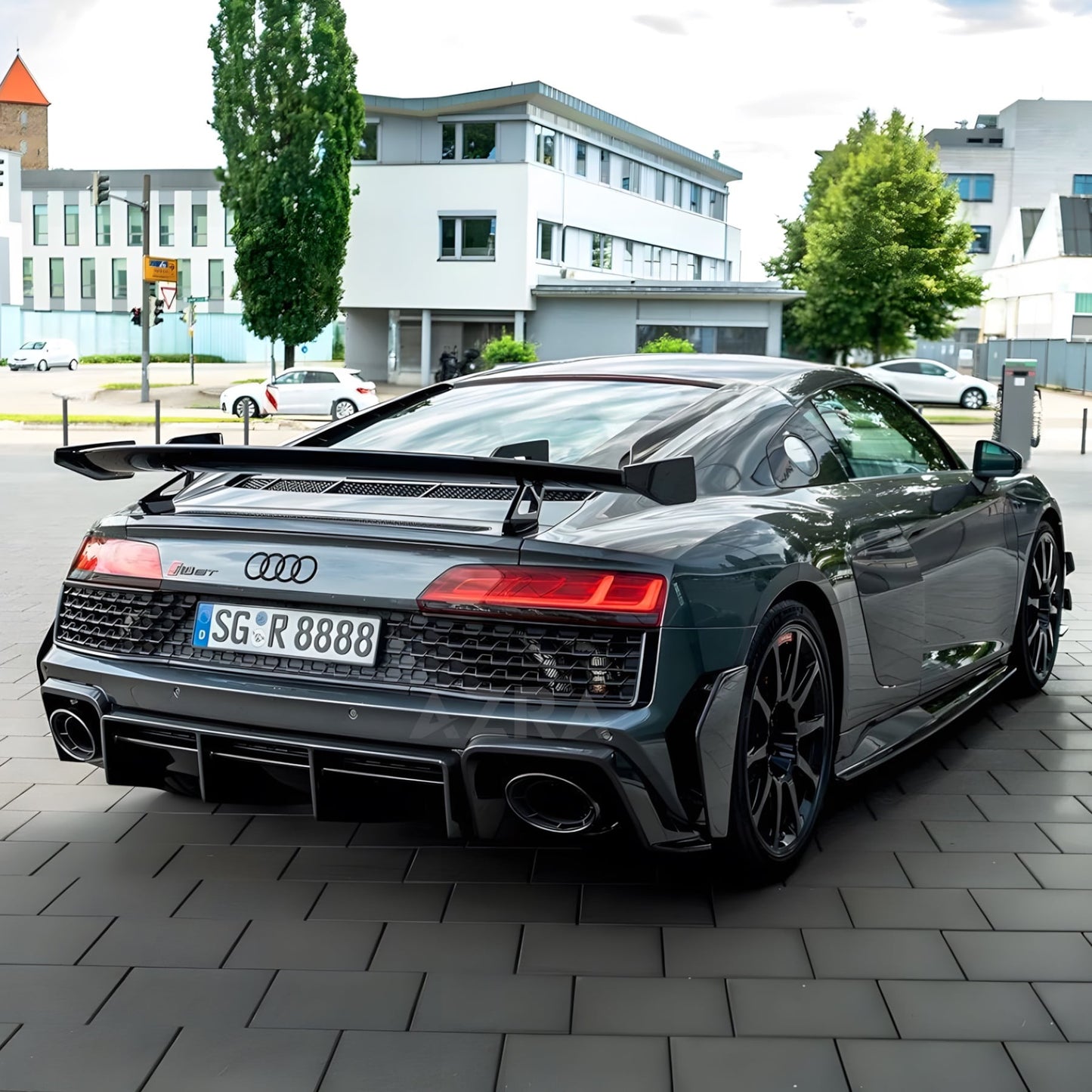 AZRA Audi R8 | 4S | Carbon Fiber V1 Rear Diffuser | 2019 - 2024