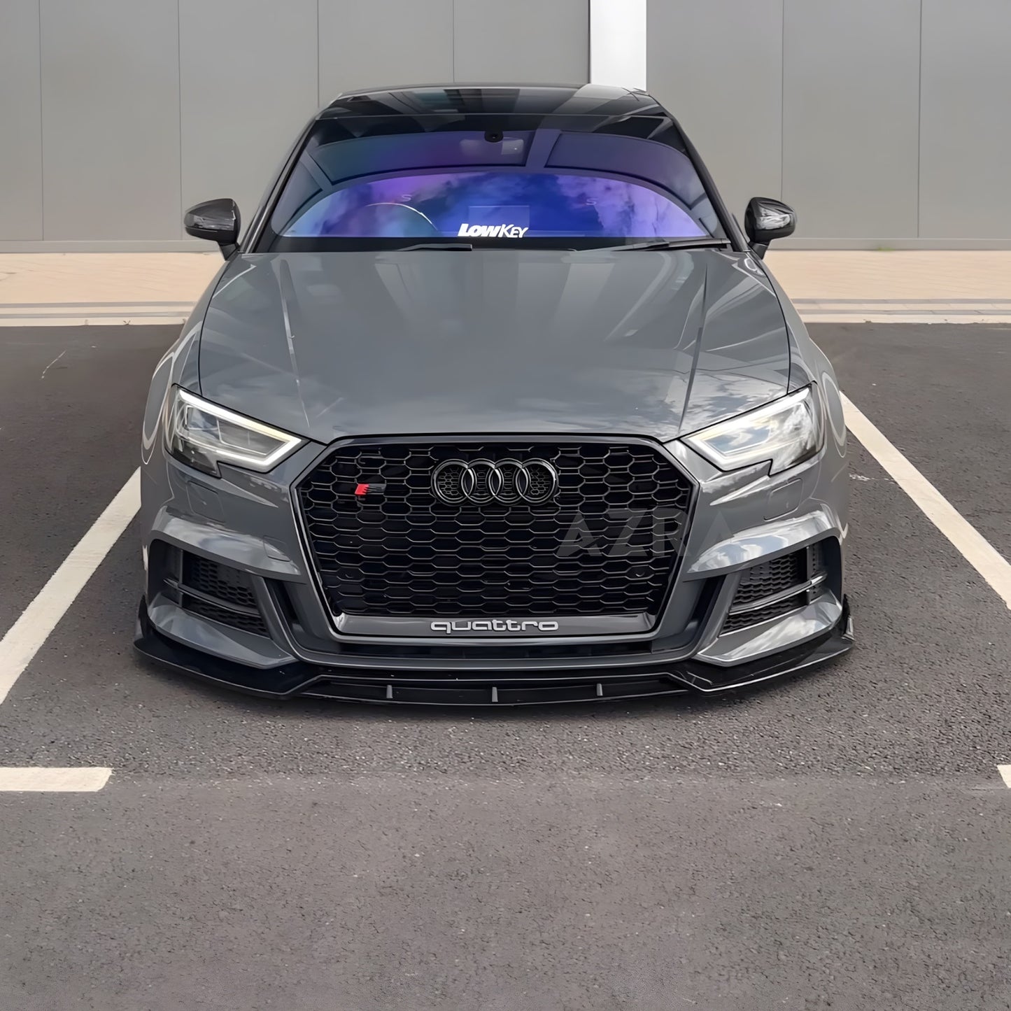 AZRA Audi A3 / S3 | 8V.5 | RS Style Customizable Honeycomb Front Grille | 2017 - 2019