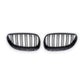 AZRA BMW 5 Series | E60 / E61 | Gloss Black / Carbon Print Front Grilles | 2003 - 2009