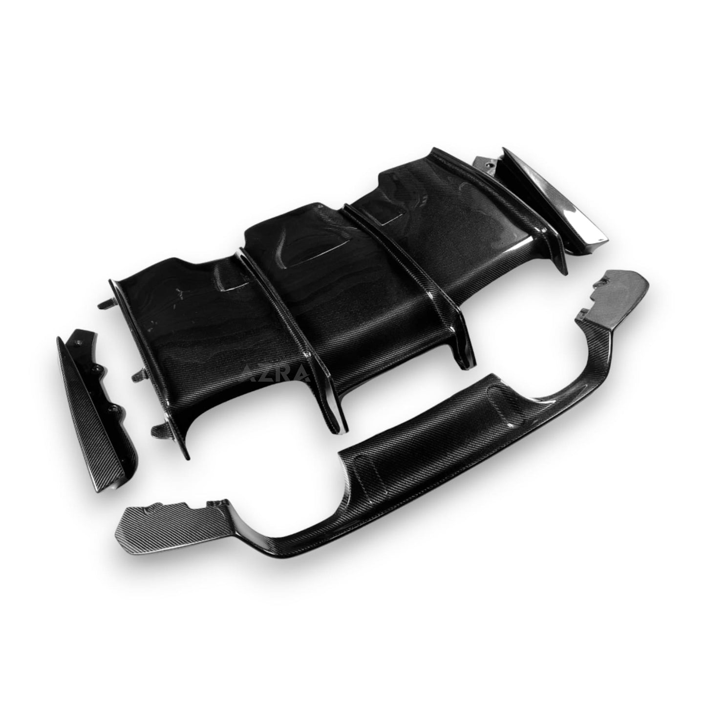 AZRA BMW M3/M4 | F80/F82/F83 | Carbon Fiber Aggressive Rear Diffuser | 2014 - 2020