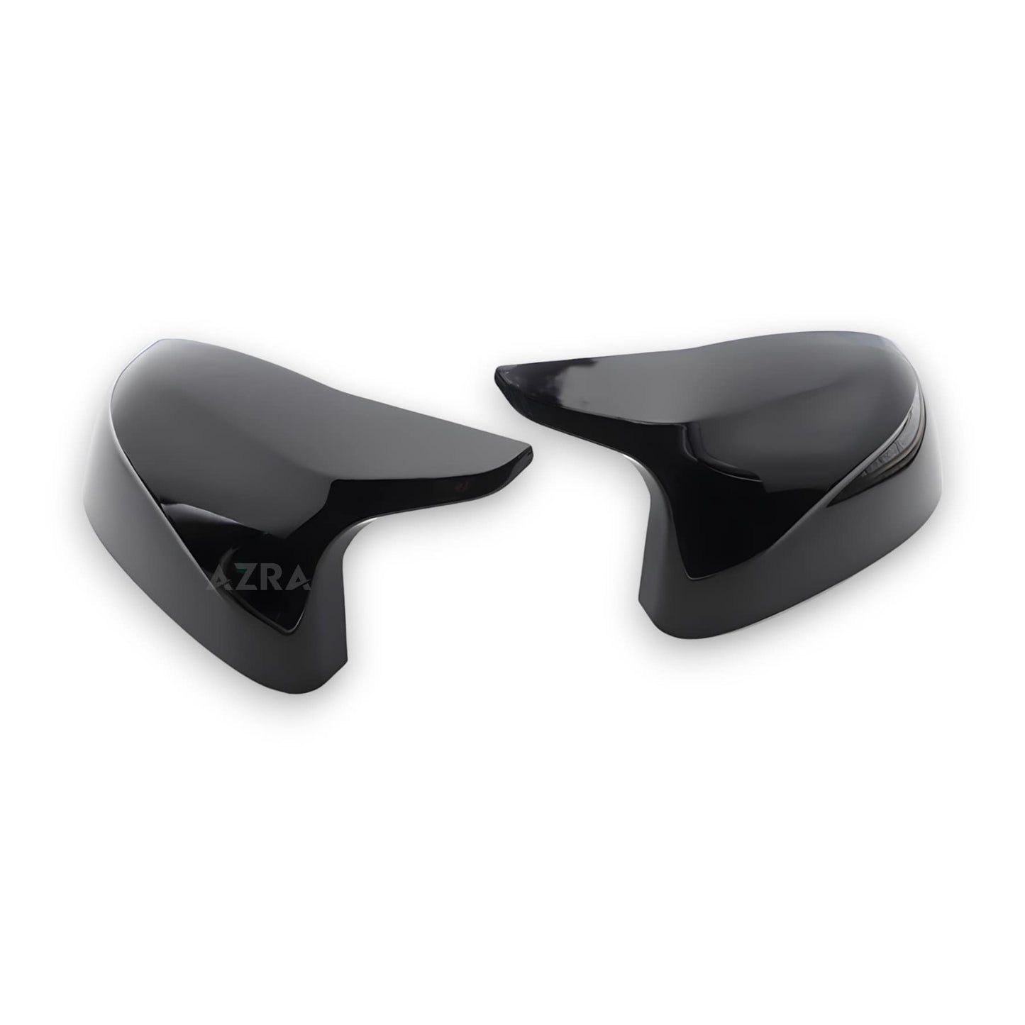 AZRA BMW X3 / X4 / X5 / X6 LCI | F15 / F16 / F25 / F26 | Gloss Black / Carbon Print Mirror Caps | 2014 - 2018