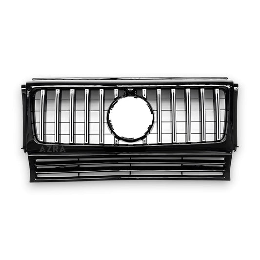 AZRA Mercedes-Benz G Class / G63 / G65 | W463 | AMG GT Panamericana Gloss Black / Chrome Front Grille | 1998 - 2018