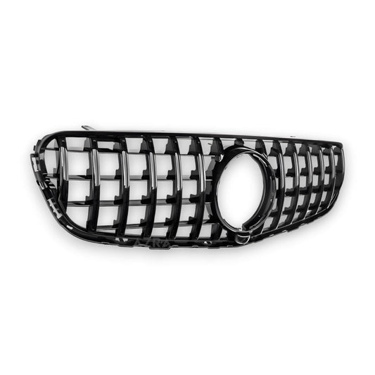 AZRA Mercedes-Benz GLC Class / GLC63 / GLC63s | X253/C253 | AMG GT Panamericana Gloss Black / Chrome Front Grille | 2015 - 2019