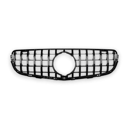 AZRA Mercedes-Benz GLC Class / GLC63 / GLC63s | X253/C253 | AMG GT Panamericana Gloss Black / Chrome Front Grille | 2015 - 2019